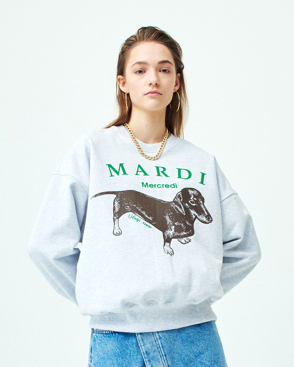 MARDI MERCREDI -  SWEATSHIRT DDANJI_HEATHER