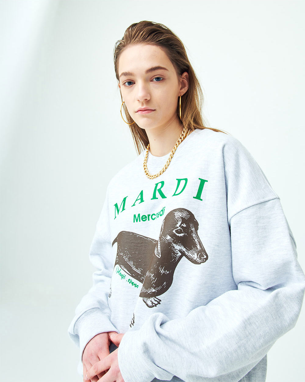 MARDI MERCREDI -  SWEATSHIRT DDANJI_HEATHER