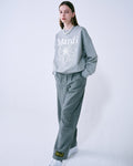 MARDI MERCREDI -  SWEATSHIRT FLOWERMARDI_GREY IVORY