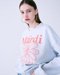 MARDI MERCREDI -  SWEATSHIRT FLOWERMARDI_HEATHER CORAL