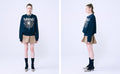 MARDI MERCREDI -  SWEATSHIRT FLOWERMARDI_NAVY CREAM