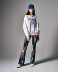 MARDI MERCREDI -  SWEATSHIRT FLOWERMARDI_WHITE VIVIDBLUE