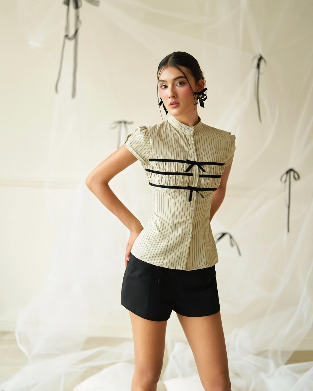 Mia Ritta - Olivia Top / Stripe