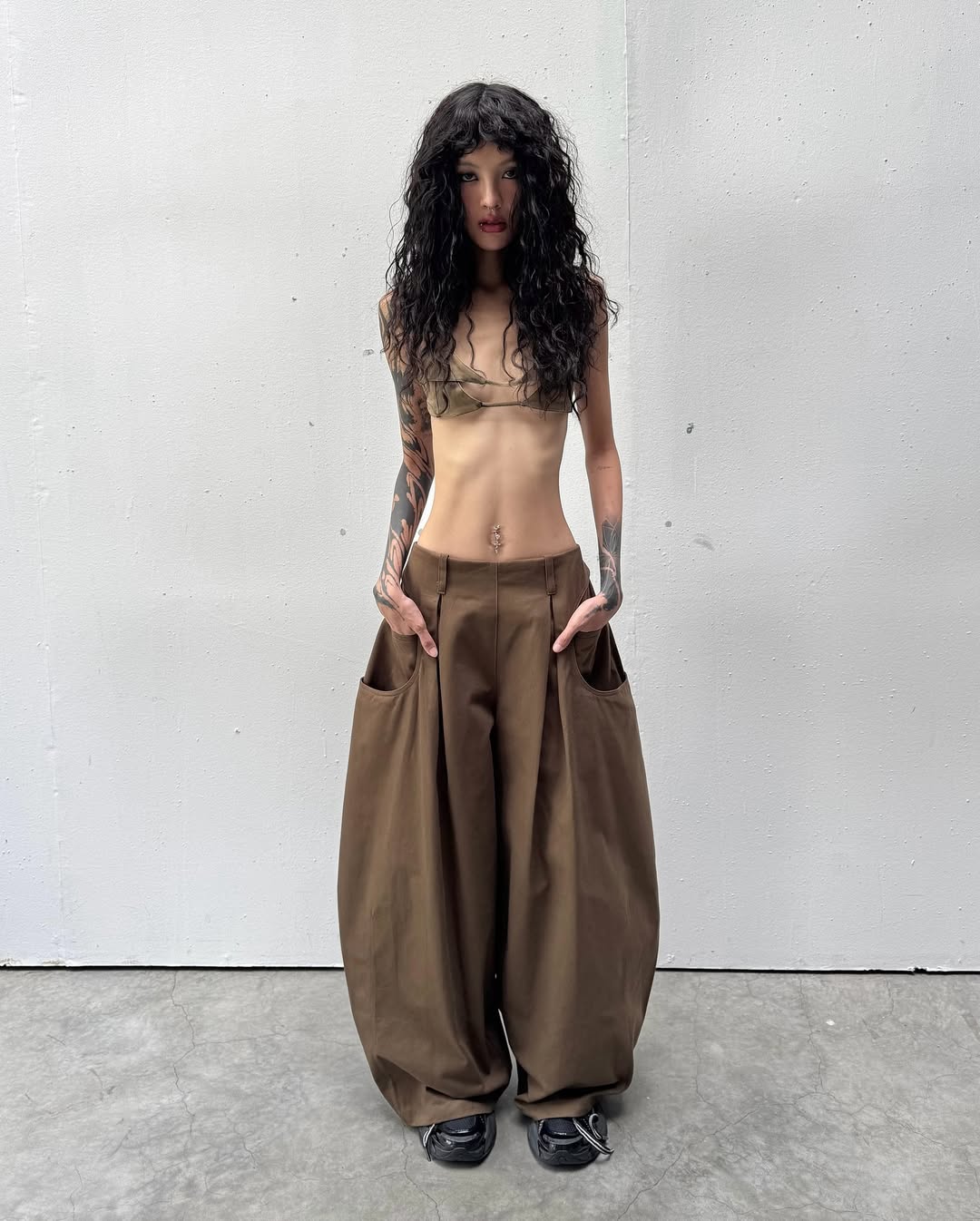 Sagittarius.A+ - Orionis wide pants / Brown (Dispatch in 48hrs)