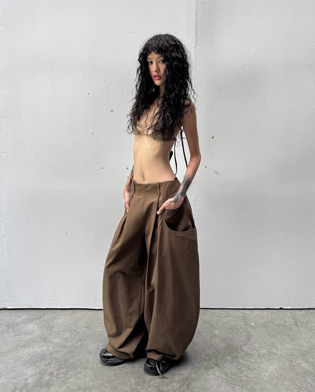 Sagittarius.A+ - Orionis wide pants / Brown (Dispatch in 48hrs)