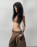 Sagittarius.A+ - Orionis wide pants / Brown (Dispatch in 48hrs)
