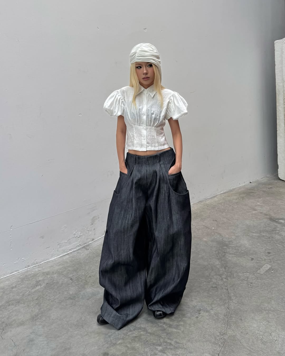 Sagittarius.A+ - Orionis wide pants / raw denim (Dispatch in 48hrs)