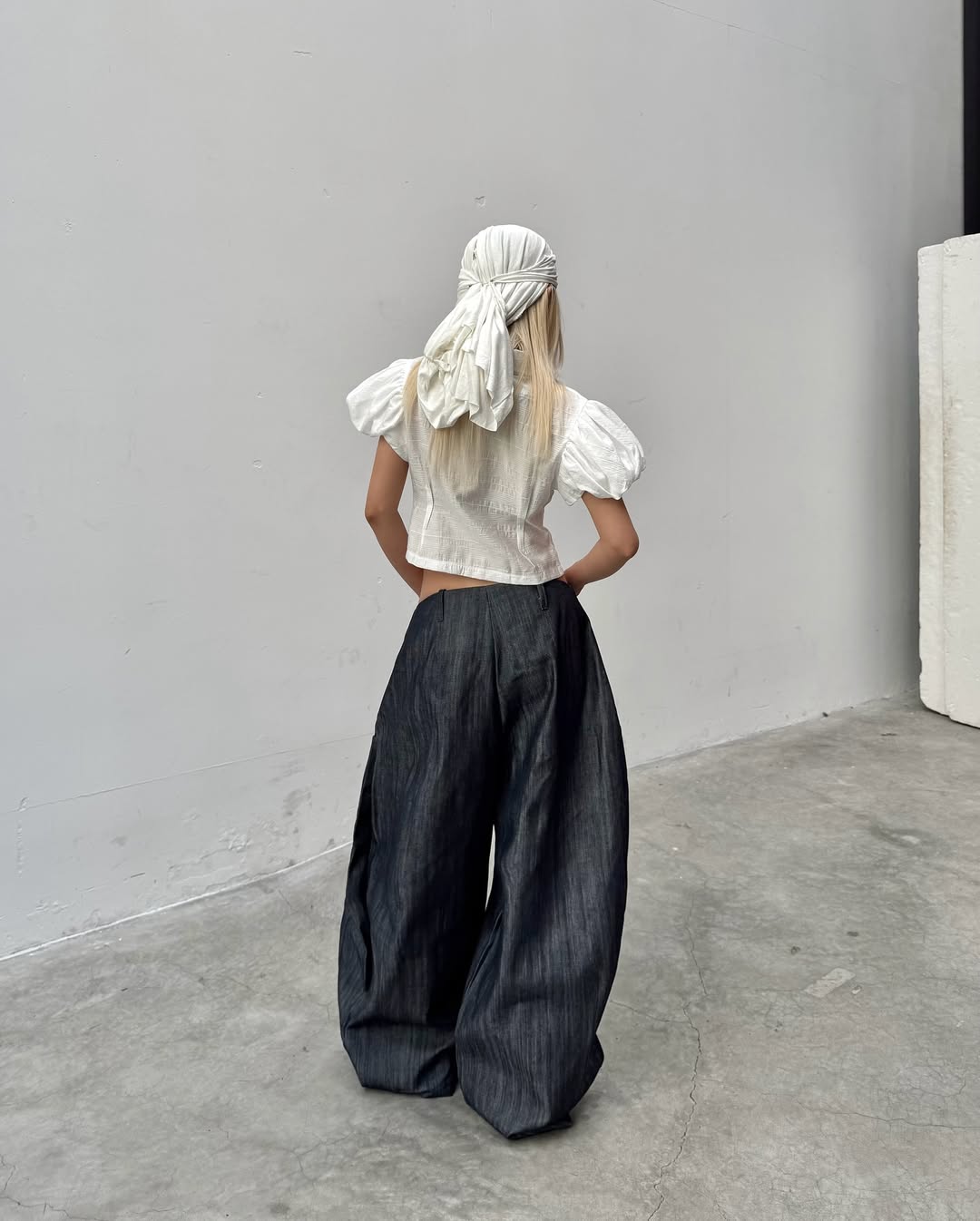 Sagittarius.A+ - Orionis wide pants / raw denim (Dispatch in 48hrs)