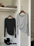 Mia Ritta - Zuri Top / Gray