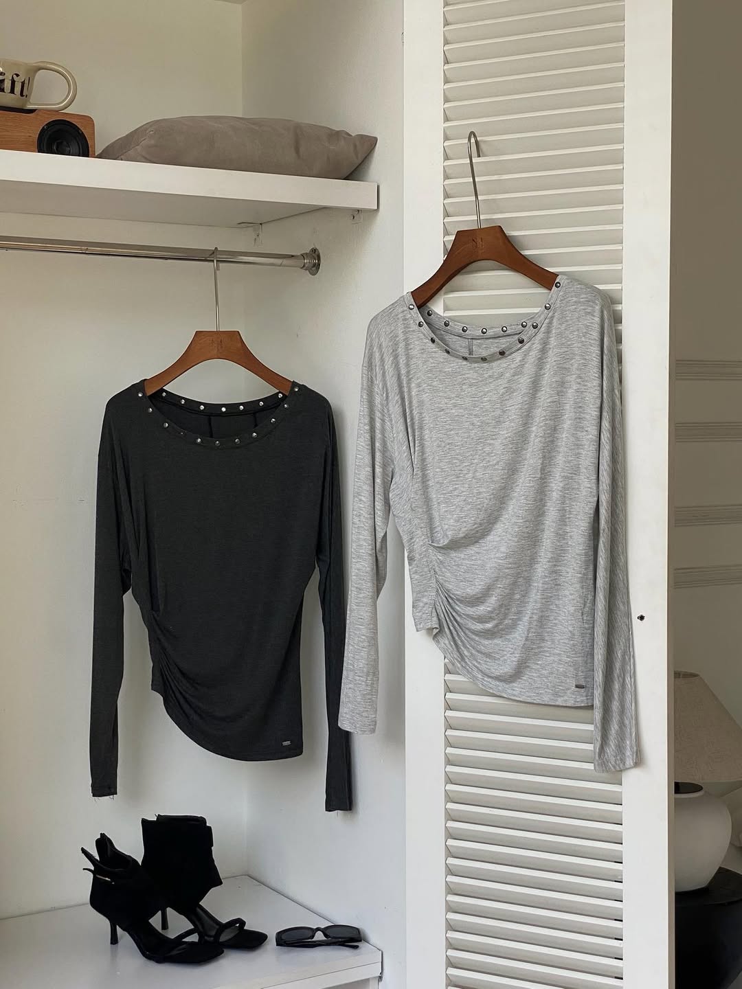 Mia Ritta - Zuri Top / Gray