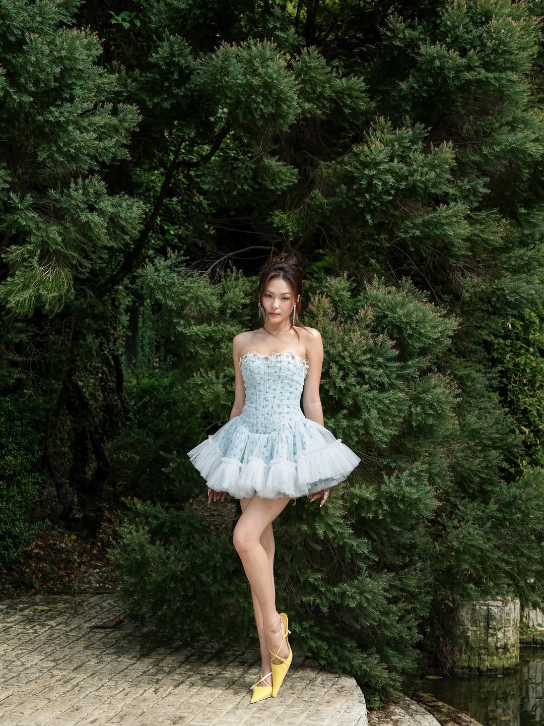 LANE CI - MOUDY DRESS / Sky Blue