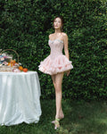 LANE CI - BLOOM DRESS / Pink
