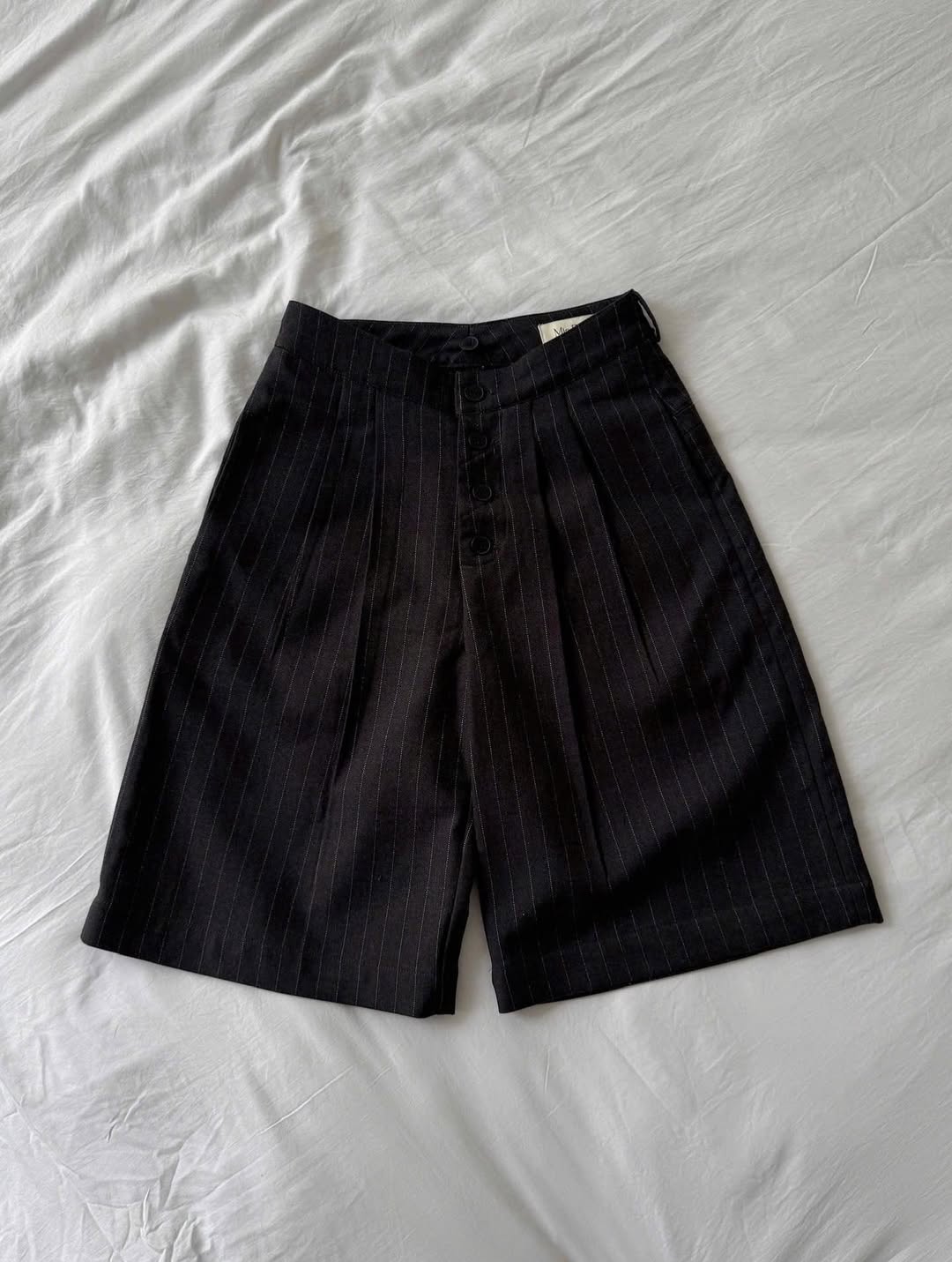 Mia Ritta - Carol Pants / Dark Grey Stripe