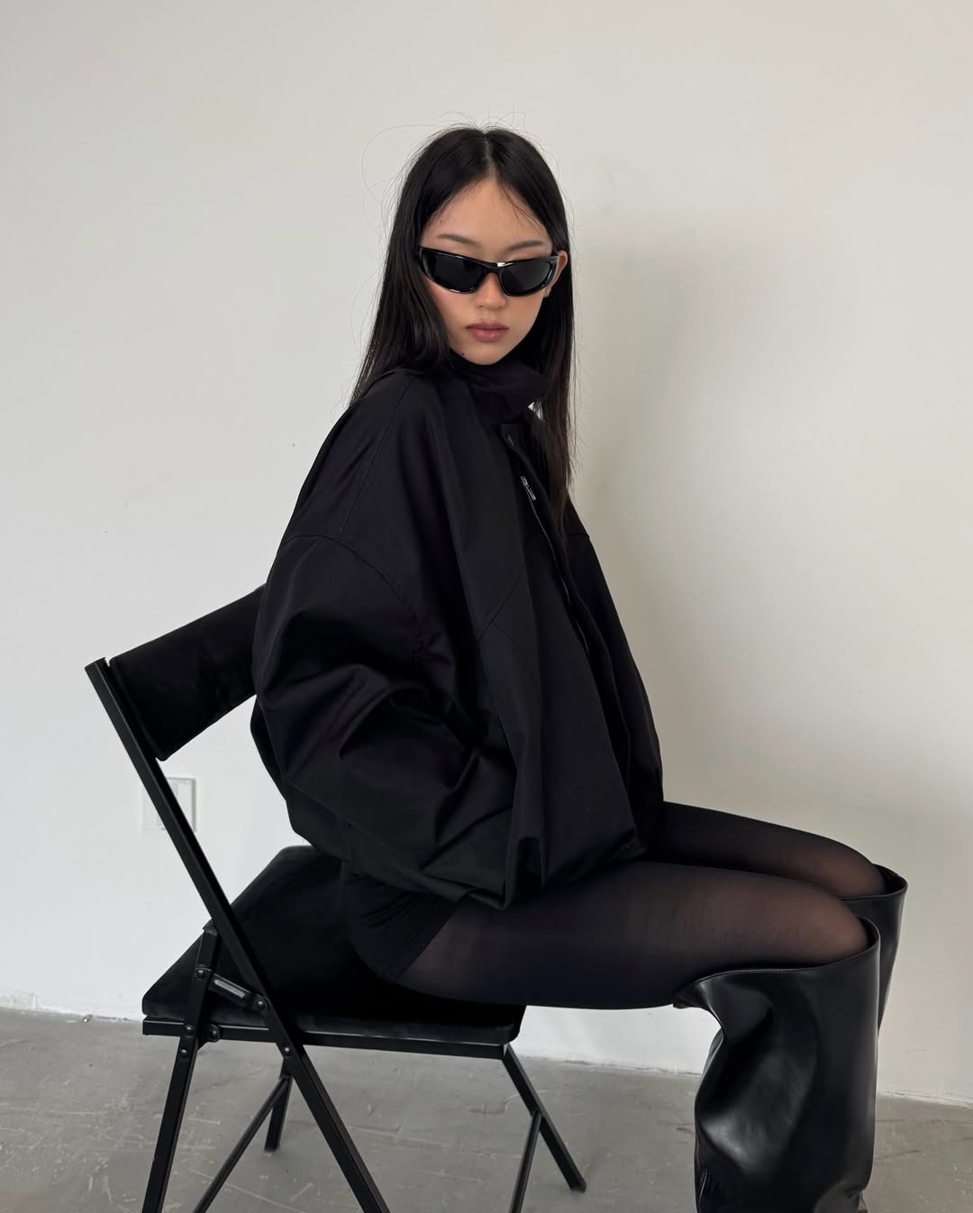 Sagittarius.A+ - Crafted Puffy Bomber / Black