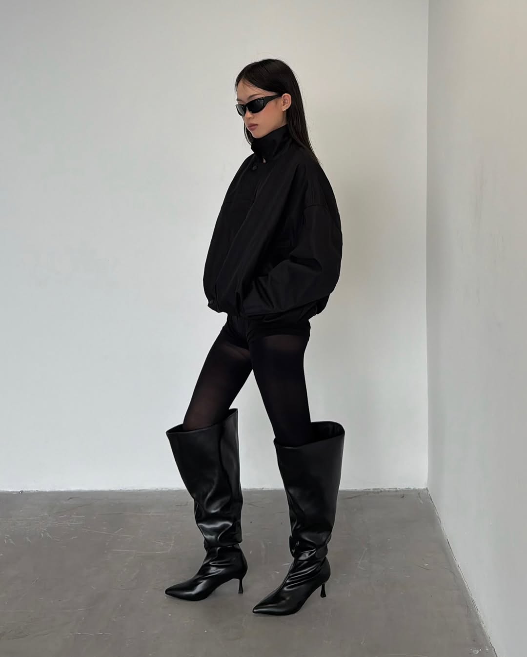 Sagittarius.A+ - Crafted Puffy Bomber / Black