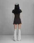 Sagittarius.A+ - Orelis Button Top / Brown