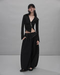 Sagittarius.A+ - Galleria Button Top / Black