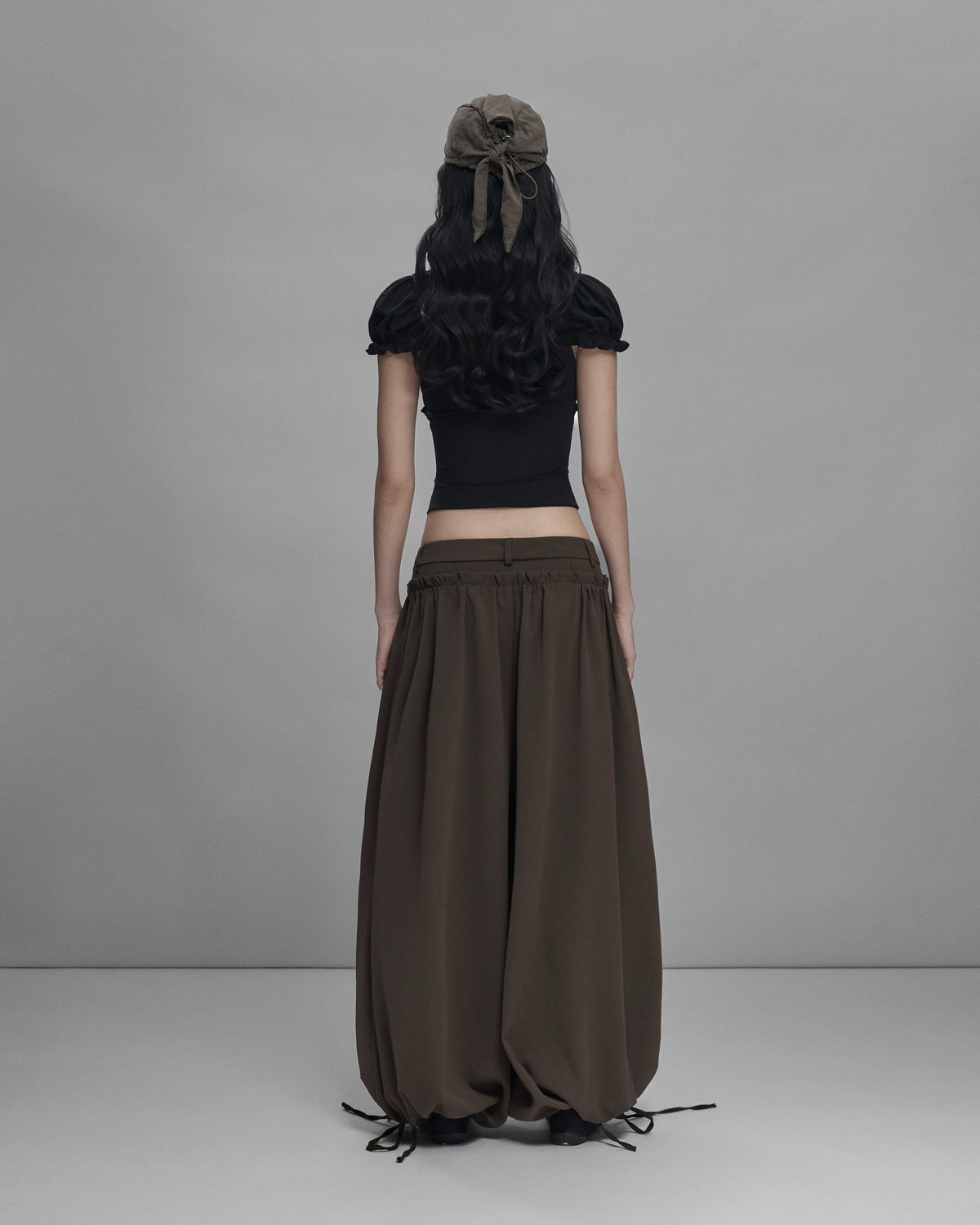 Sagittarius.A+ - Kaelis Ruched Balloon Pants / Brown