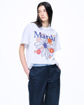 MARDI MERCREDI -  TSHIRT FLOWERMARDI BLOSSOM_HEATHER NAVY