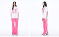 MARDI MERCREDI -  TSHIRT FLOWERMARDI BLOSSOM_WHITE PINK