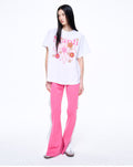 MARDI MERCREDI -  TSHIRT FLOWERMARDI BLOSSOM_WHITE PINK