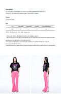 MARDI MERCREDI -  TSHIRT FLOWERMARDI GRADATION_BLACK PINK