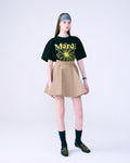 MARDI MERCREDI -  TSHIRT FLOWERMARDI_BLACK YELLOW