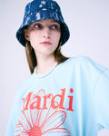 MARDI MERCREDI -  TSHIRT FLOWERMARDI_SKY RED