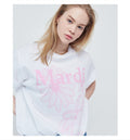 MARDI MERCREDI -  TSHIRT TRIPLE FLOWER_WHITE PINK