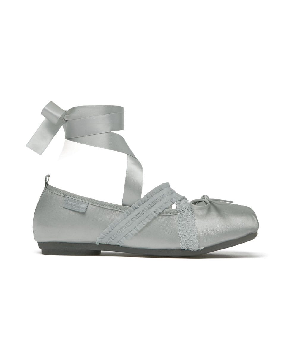 ROCKFISH WEATHERWEAR - BANDING BALLET FLATS / GREY