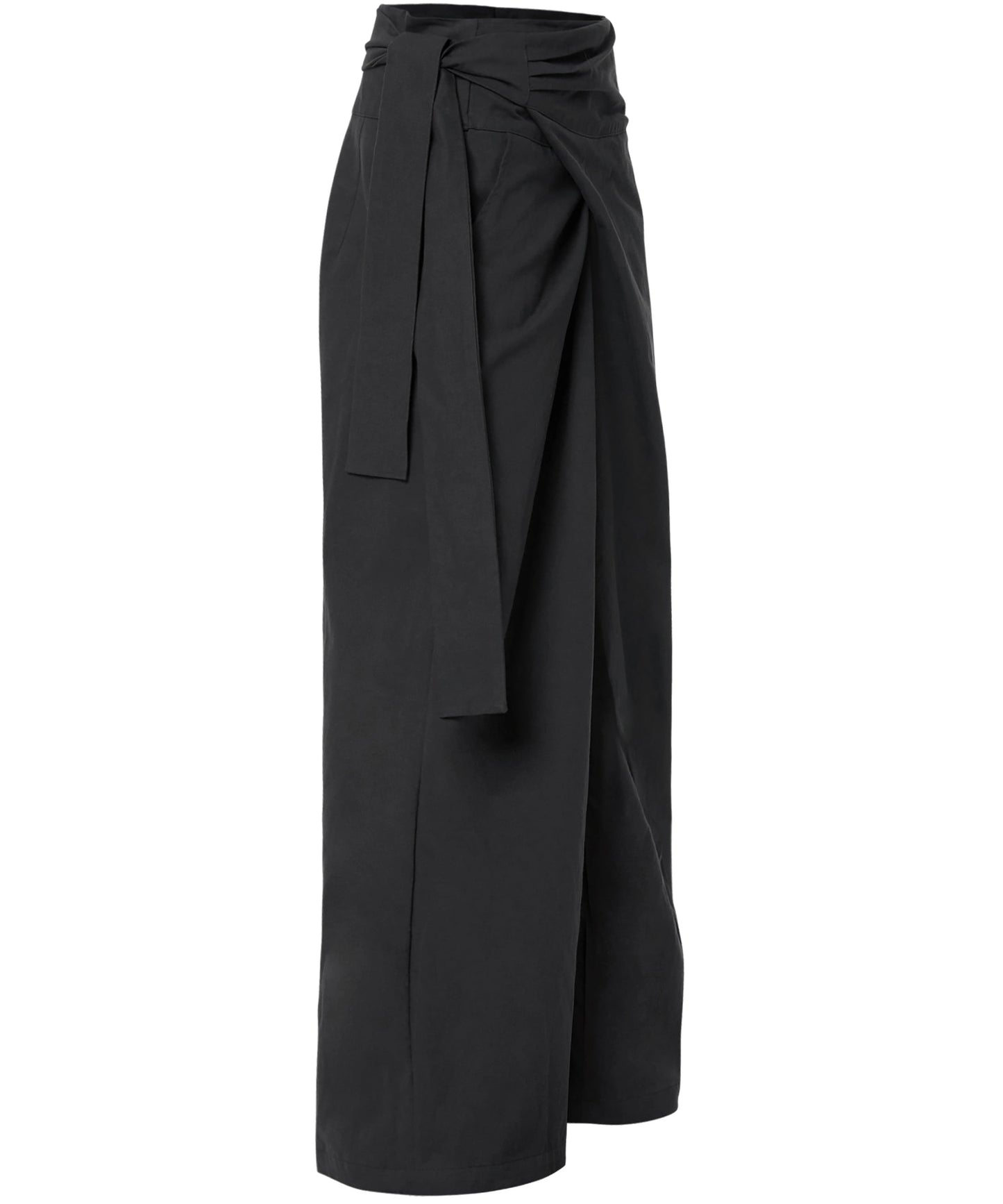 FLAREUP -  Layered Wrap Trousers / Black
