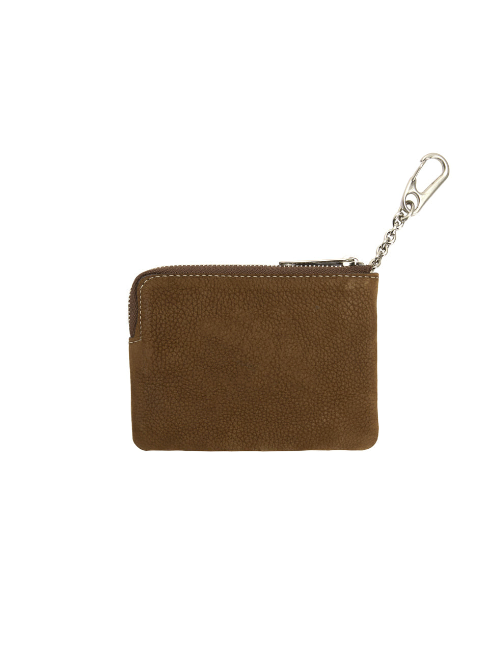 MARGESHERWOOD - HEART ZIPPER WALLET_chestnut nubuck