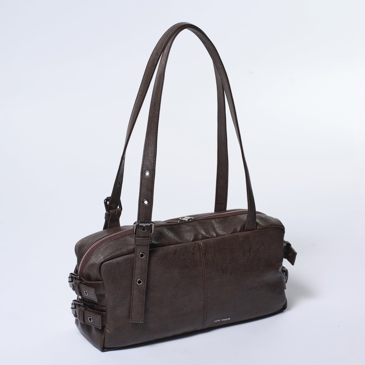 SAMO ONDOH - Side Belt Bag M Brushed Chocolate