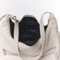 SAMO ONDOH - pocket mug bag L nappa ivory