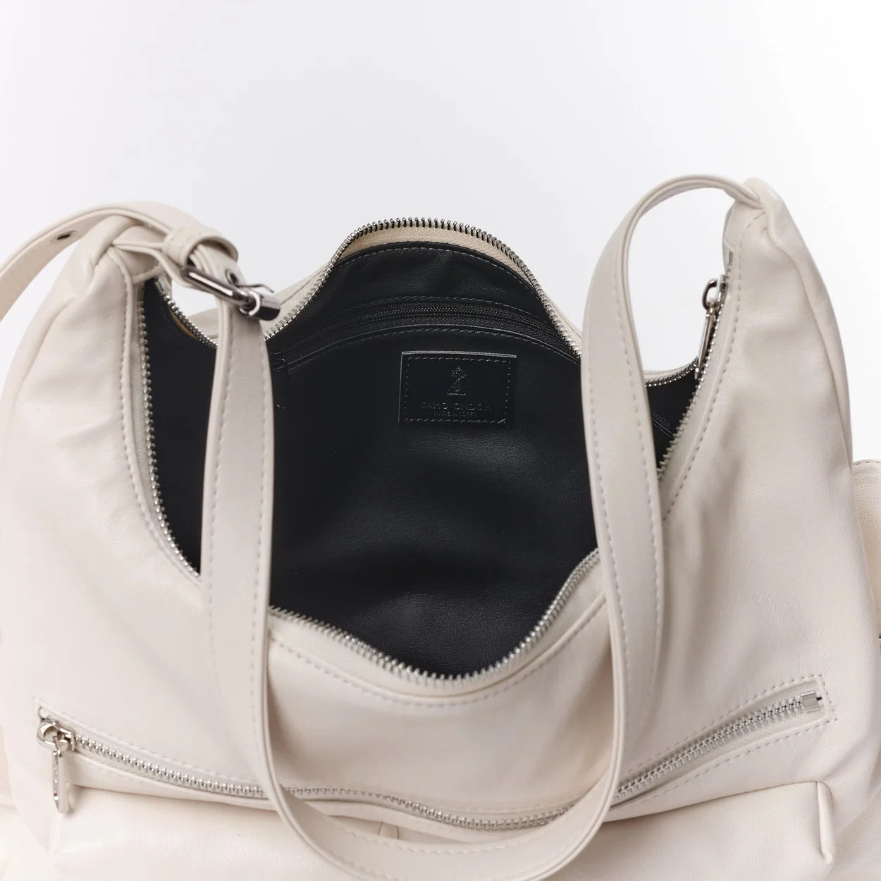 SAMO ONDOH - pocket mug bag L nappa ivory