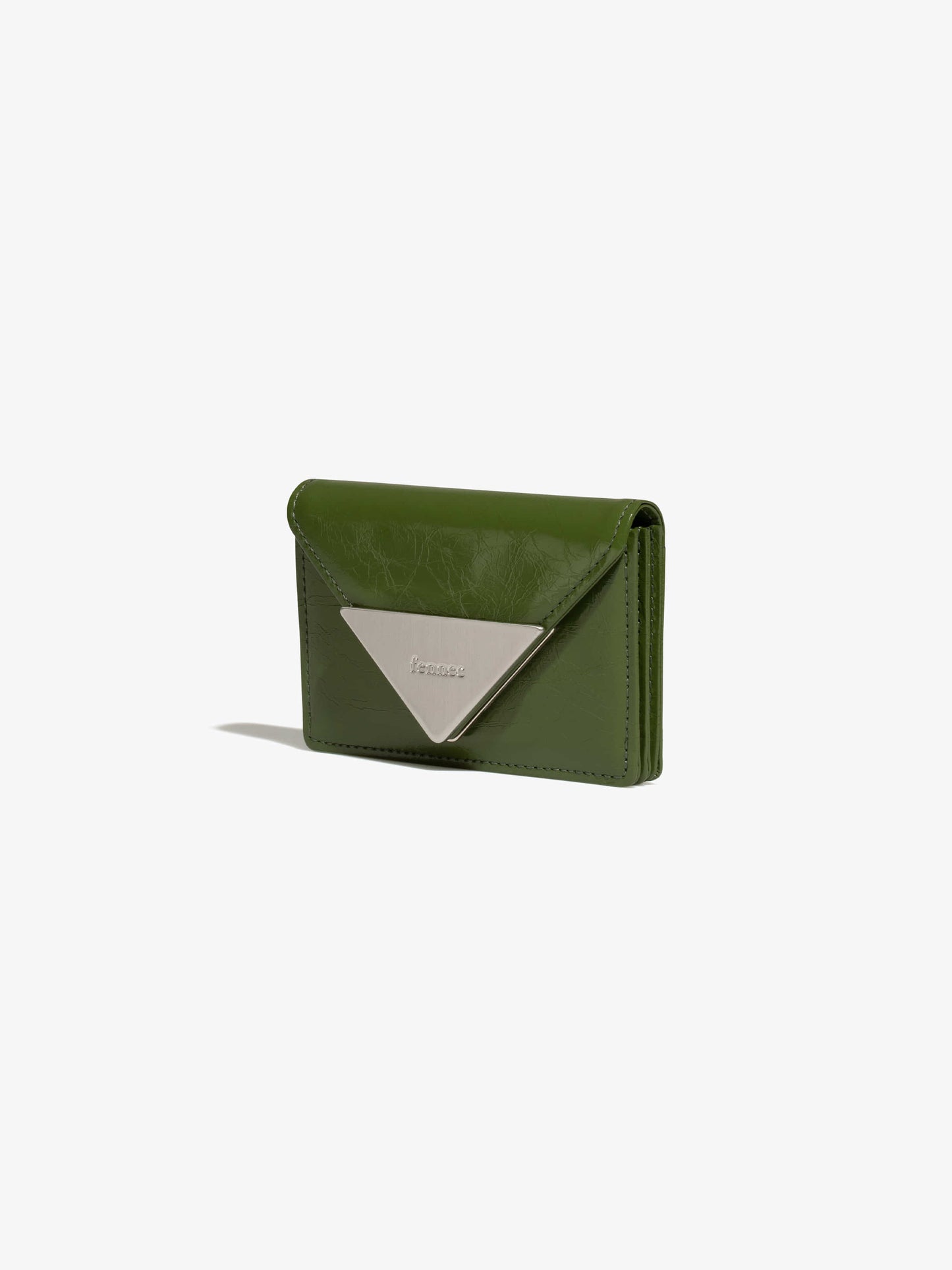 FENNEC - CRINKLE TRIANGLE ACCORDION POCKET D - OLIVE