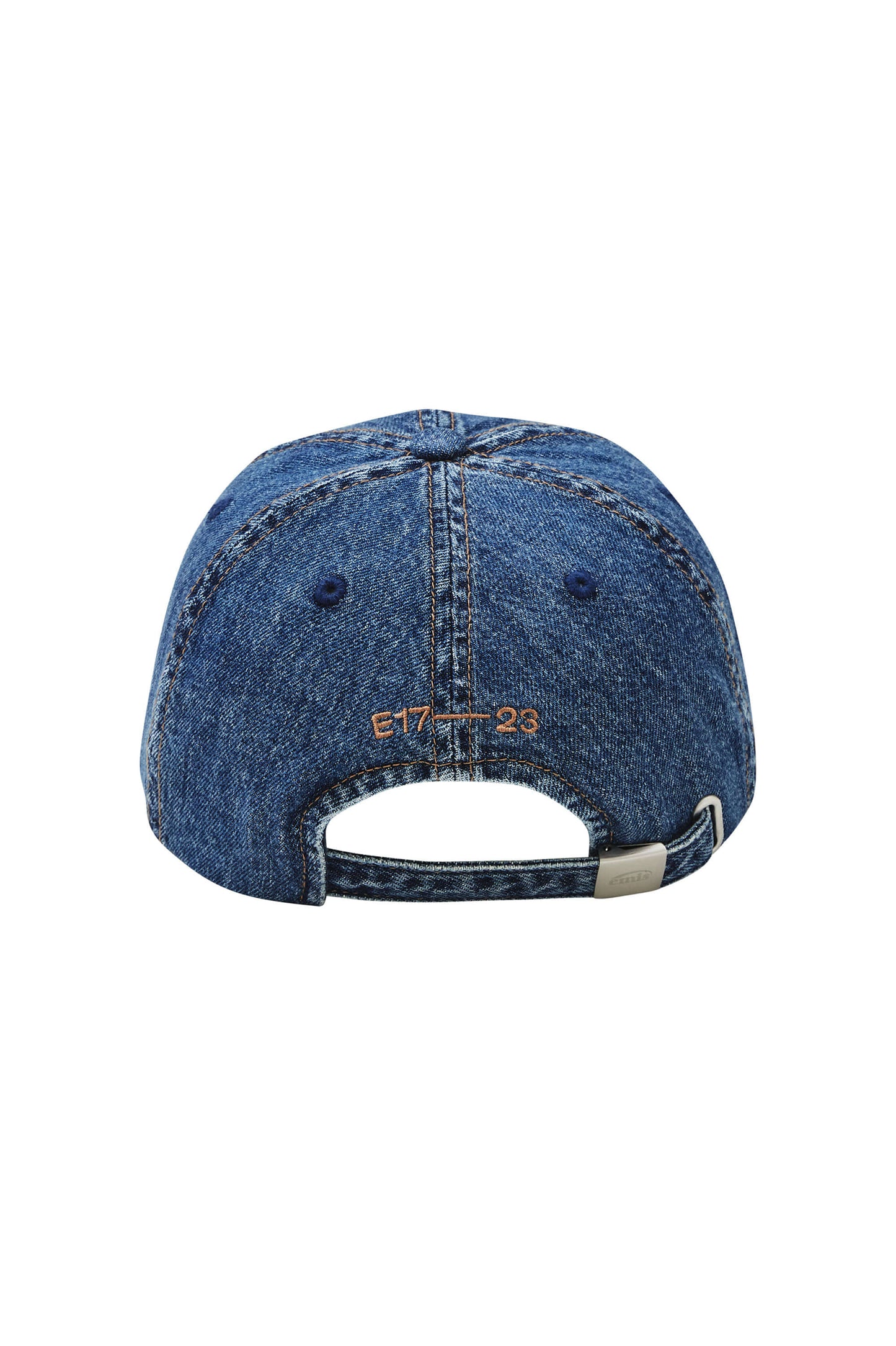 EMIS - WASHED DENIM BALL CAP-BLUE/GREEN