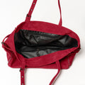 SAMO ONDOH - Zipper Shopper Bag M Suede Red