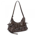 SAMO ONDOH - belt mondo bag M veg cocoa