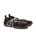 ROCKFISH WEATHERWEAR - NICOLE WEAVING LACEUP SNEAKERS - CHOCO (Dispatch in 48hrs)