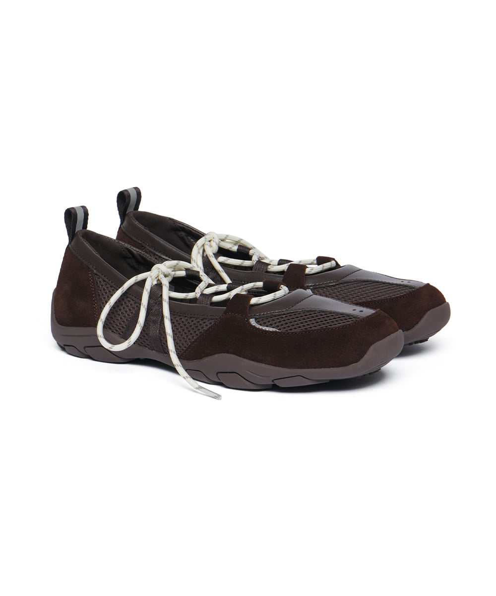 ROCKFISH WEATHERWEAR - NICOLE WEAVING LACEUP SNEAKERS - CHOCO (Dispatch in 48hrs)