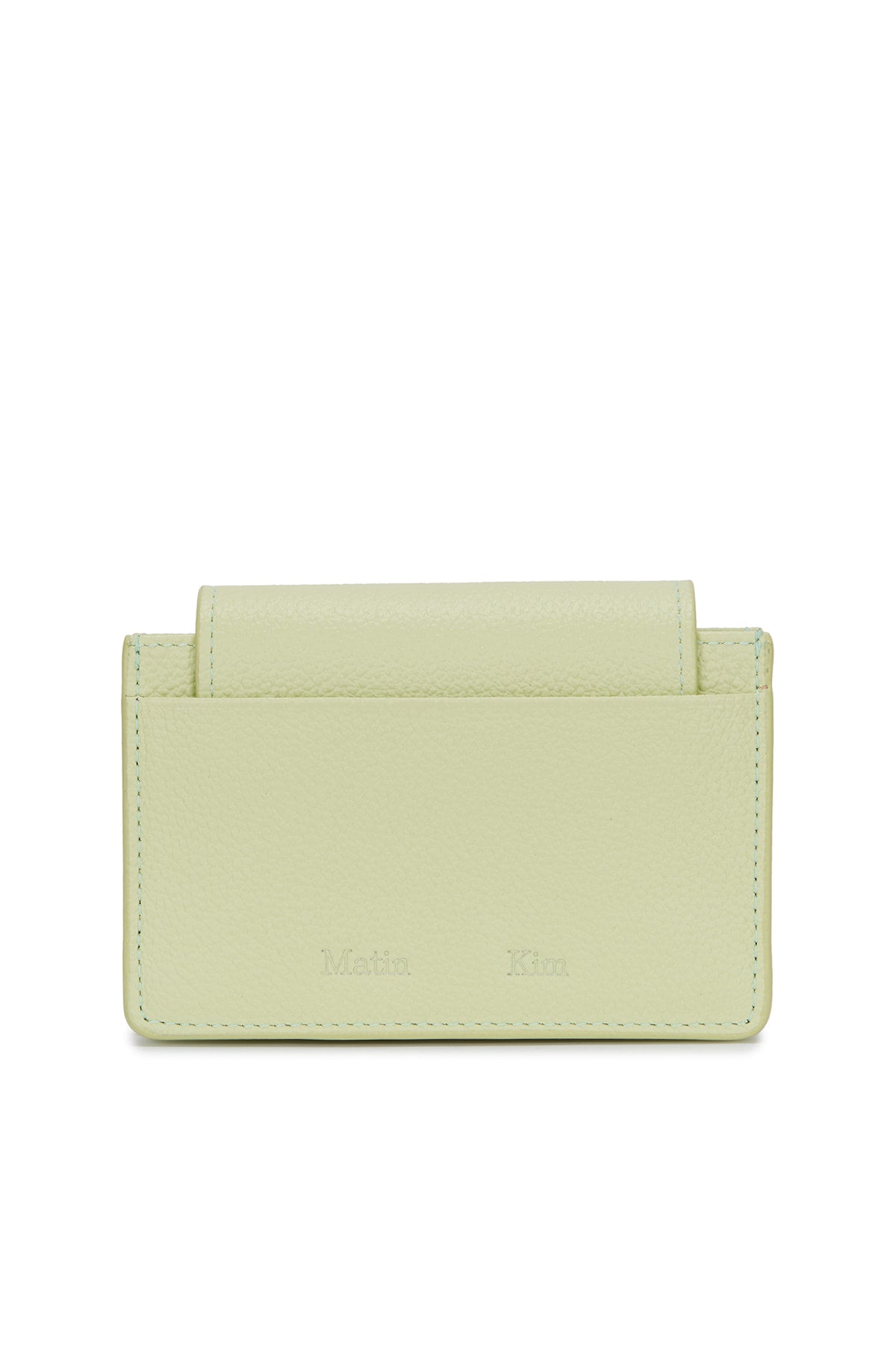 MATIN KIM - ACCORDION WALLET IN LIGHT GREEN (DISPATCH IN 48HRS)