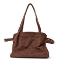 SAMO ONDOH - Zipper Shopper Bag M Suede Brown