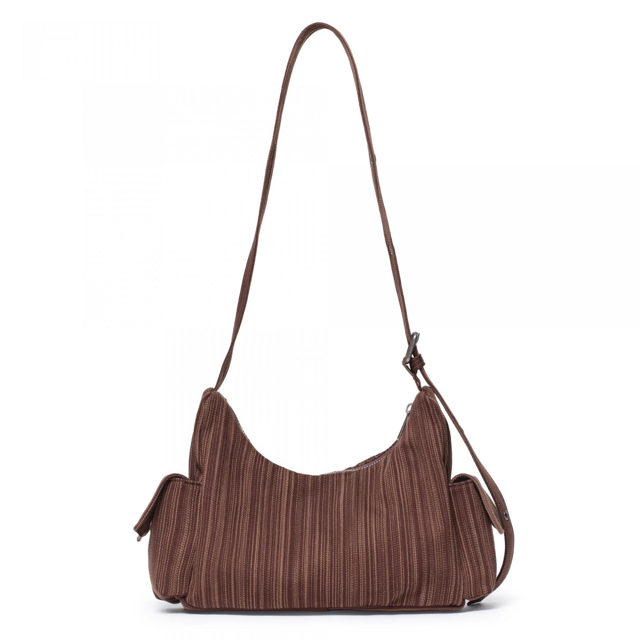 SAMO ONDOH - pocket mug bag M stripe brown