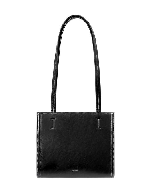 STAND OIL - Oblong Bag Mini / Stitch Black