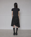 FLAREUP - Saya Frill Puff Blouse / Black