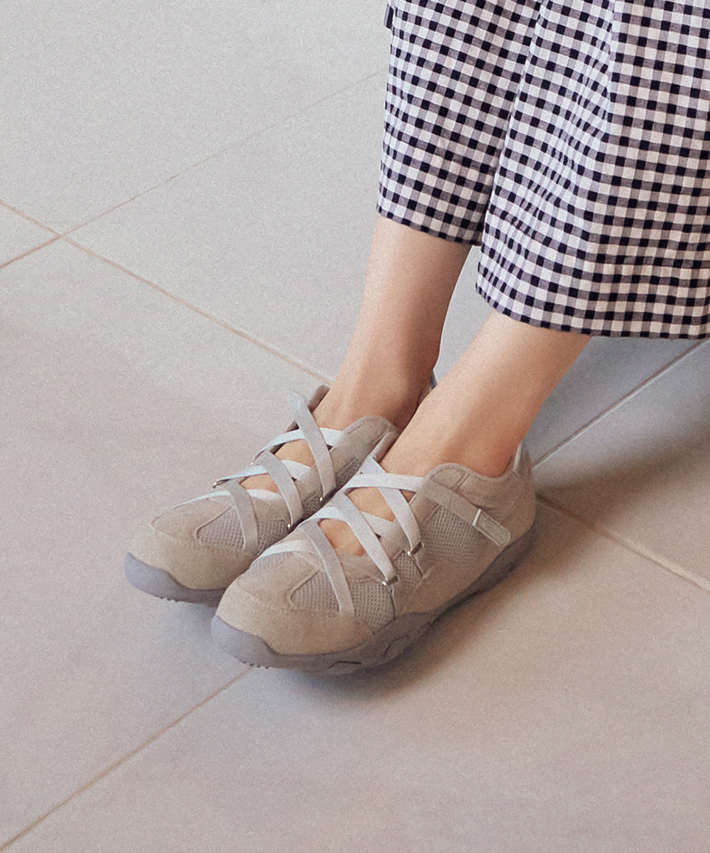 ROCKFISH WEATHERWEAR - ZANE X-STRAP SNEAKERS V2 / LIGHT GREY