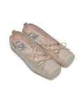 ROCKFISH WEATHERWEAR - TOE CAP BALLET FLATS / BEIGE