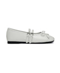ROCKFISH WEATHERWEAR - SQUARE TOE TWO STRAP MARYJANES(ENAMEL) WHITE
