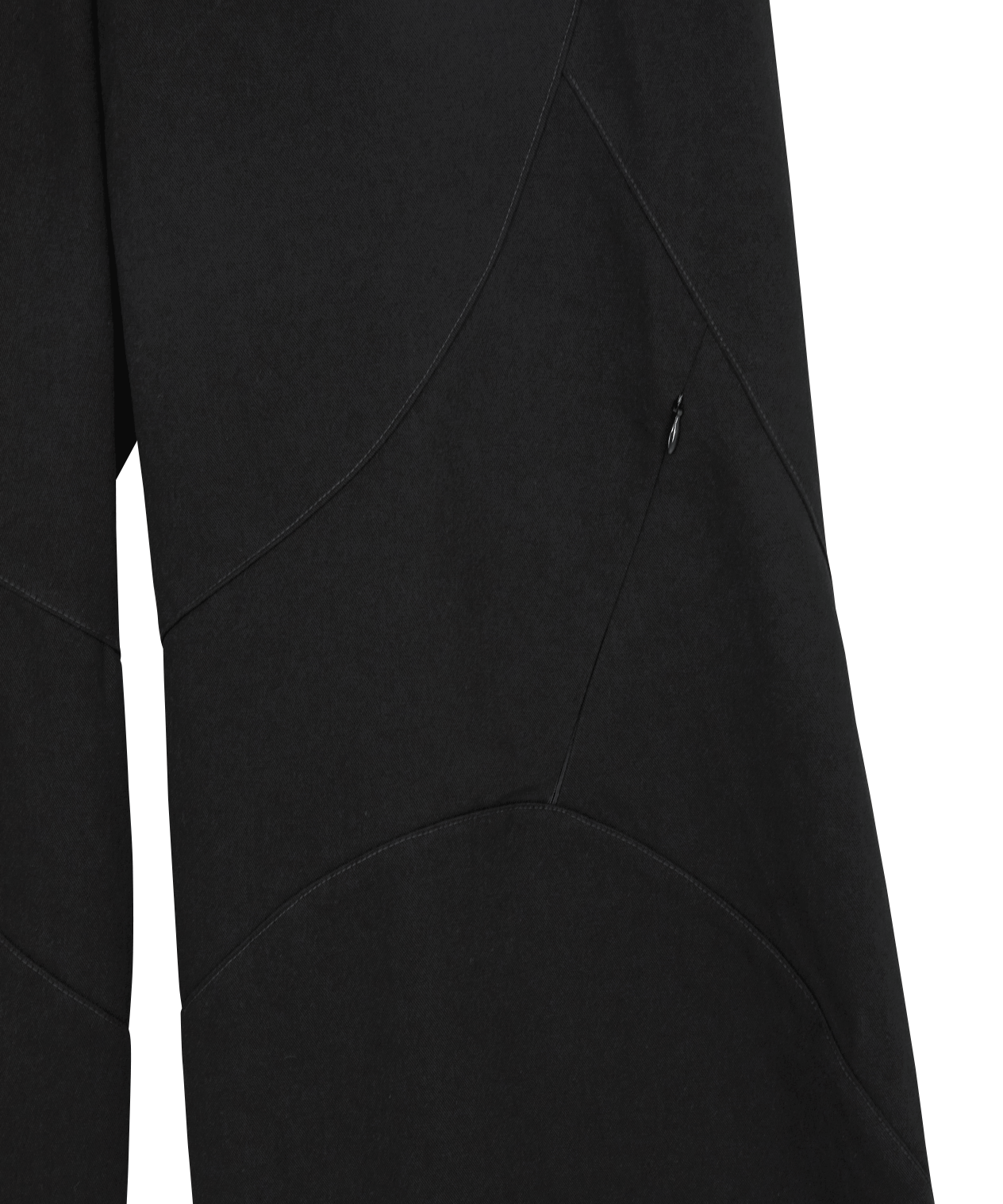 FLAREUP - Asymmetrical Wide Pants / Black
